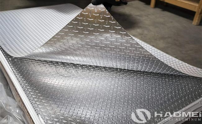 venta plancha de aluminio diamantada