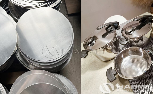 discos de aluminio para utensilios de cocina